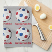 Netherlands Soccer キッチンタオル (四つ折り)