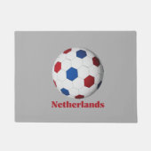 Netherlands Soccer ドアマット (正面)