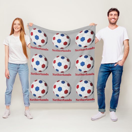 Netherlands Soccer フリースブランケット (インサイチュ)