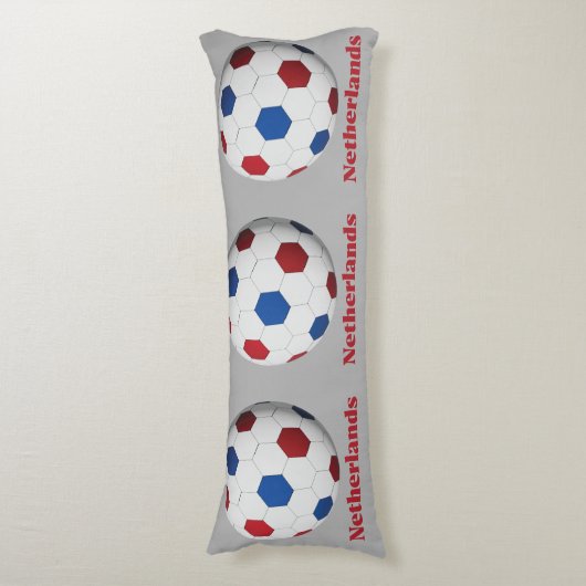 Netherlands Soccer ボディピロー (正面縦)