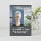 Netherlands Windmill   Celebration of Life Service 招待状 (スタンド正面)