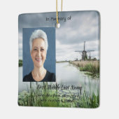 Netherlands windmill Holland  Memorial Keepsake  セラミックオーナメント (左)