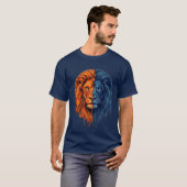 Netherlands World Cup 2026: The Cyber Lion Fan Tee Tシャツ (正面フル)