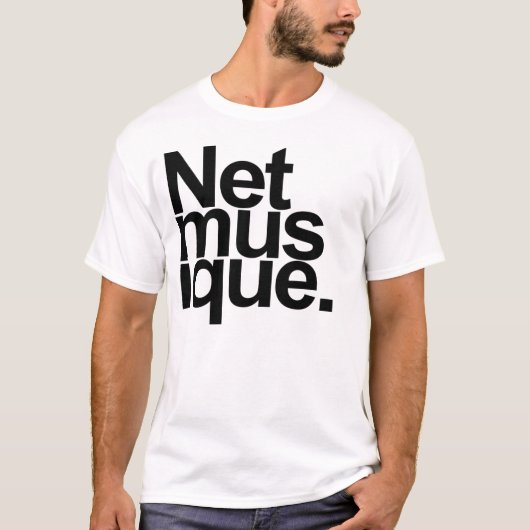 netmusique tシャツ (正面)