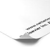 Netter's Pelvic Floor Muscles – ラベル付きチャート ポスター (角)