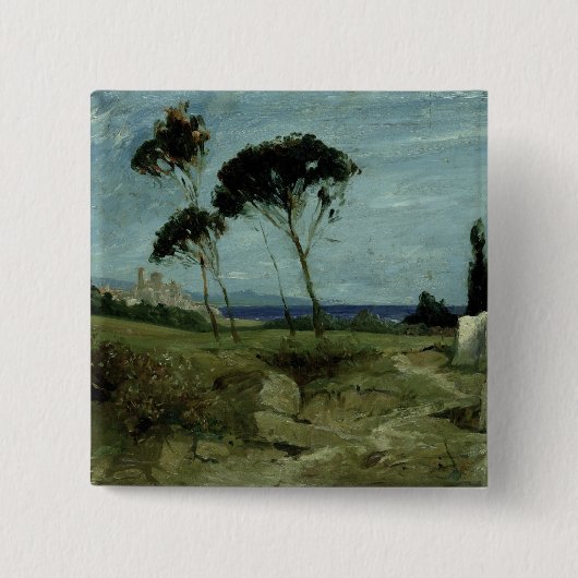 Nettuno 1887年の景色 缶バッジ (正面)