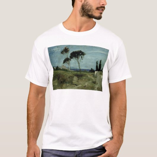 Nettuno 1887年の景色 tシャツ (正面)