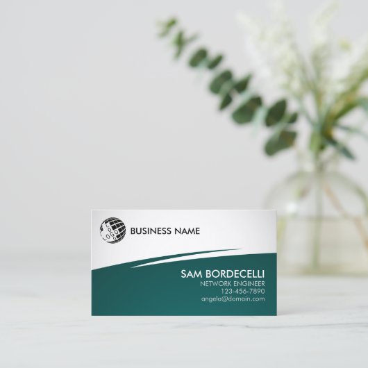 Network Engineer Computer Technology  名刺 (スタンド正面)