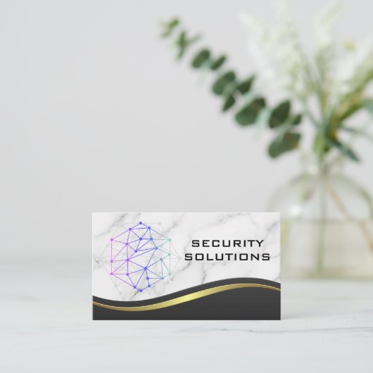 Network Techロゴ 名刺 (スタンド正面)