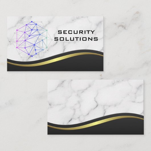 Network Techロゴ 名刺 (正面/裏面)