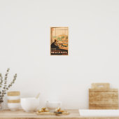 Neuchatel，スイス，ヴィンテージ旅行のクラフトマン ポスター (キッチン)