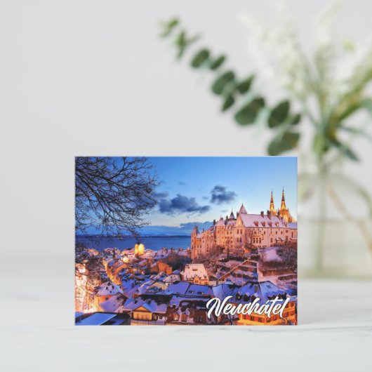 Neuchatel Castle, Switzerland ポストカード (スタンド正面)