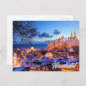 Neuchatel Castle, Switzerland ポストカード (正面/裏面)