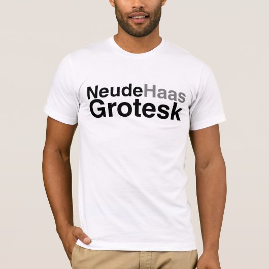 Neude Haas GroteskのTシャツ Tシャツ (正面)