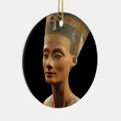 Neues博物館のNefertitiのバストの写真 セラミックオーナメント (右)