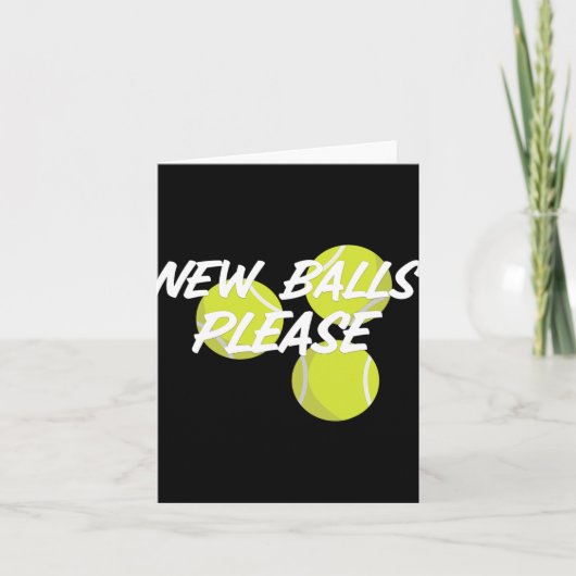 Neues bitte lustig Tennis  カード (正面)