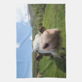 Neugierige Kuh キッチンタオル (縦)