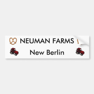 neumanはバンパーステッカーを耕作します バンパーステッカー