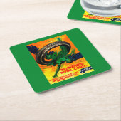 Neumaticosの王室のなコードのヴィンテージPosterEurope スクエアペーパーコースター (アングル)