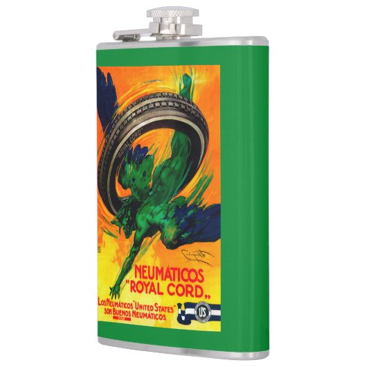 Neumaticosの王室のなコードのヴィンテージPosterEurope フラスク (左)