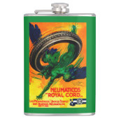 Neumaticosの王室のなコードのヴィンテージPosterEurope フラスク (正面)