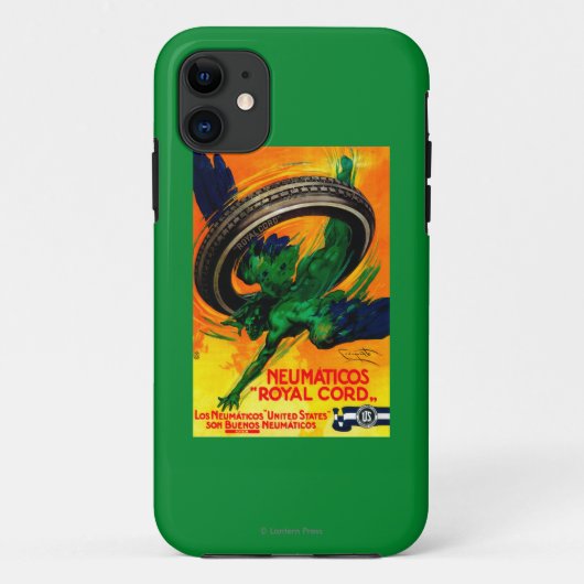 Neumaticosの王室のなコードのヴィンテージPosterEurope Case-Mate iPhoneケース (裏面)