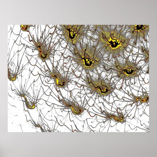 Neural Energy Art Poster Hochwertiges ポスター (正面)