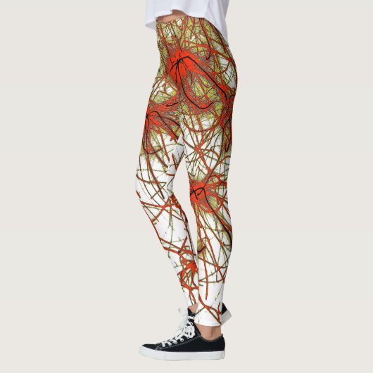 Neural Fire Leggings レギンス (左)