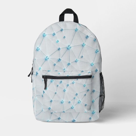 Neural Lattice Light Backpack プリントバックパック (正面)