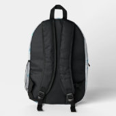 Neural Lattice Light Backpack プリントバックパック (裏面)