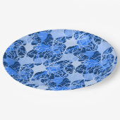 Neural Network 青ニューロン ペーパープレート (アングル)