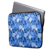 Neural Network 青ニューロン ラップトップスリーブ (正面左)