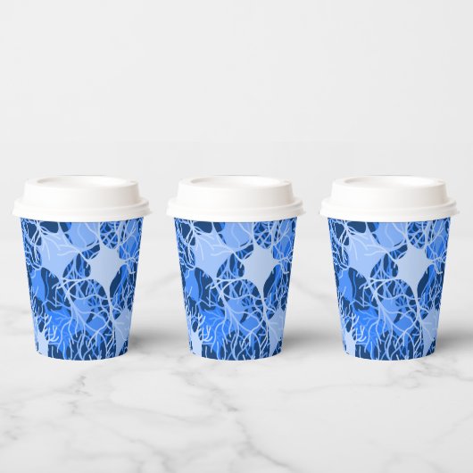 Neural Network Blue Neurons Paper cup 紙コップ (複数)