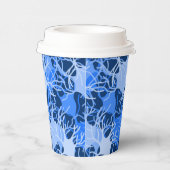 Neural Network Blue Neurons Paper cup 紙コップ (右)