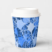 Neural Network Blue Neurons Paper cup 紙コップ (正面)