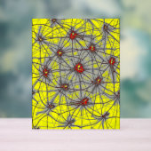 Neural Starburst – Yellow Acrylic Sign アクリルサイン (ニュートラル)