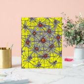 Neural Starburst – Yellow Acrylic Sign アクリルサイン (ウェディング)