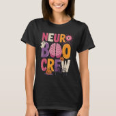 Neuro Boo Crew Halloween Anatomical Brain Anatomy  Tシャツ (正面)