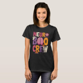 Neuro Boo Crew Halloween Anatomical Brain Anatomy  Tシャツ (正面フル)