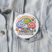 Neuro Diversity Funny Pin button 缶バッジ (インサイチュ)