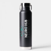 Neuro Hub Fitness Insulated Black Beverage Bottle ウォーターボトル (正面)