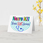 NEURO ICU 「SHUNTが起こる場所」 カード (黄色い花)