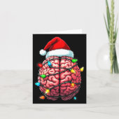Neuro Nurse Xmas Santa Hat Neurology Premium Tri-b カード (正面)