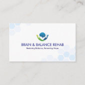Neuro Rehab Business | Minimalist White 名刺 (裏面)