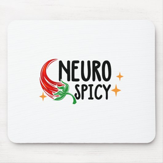 Neuro Spicy Neurodiversity - Adhd – 自閉症アワレ マウスパッド (正面)