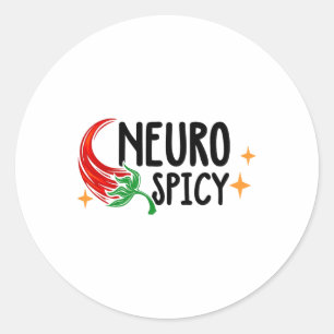 Neuro Spicy Neurodiversity - Adhd – 自閉症アワレ ラウンドシール