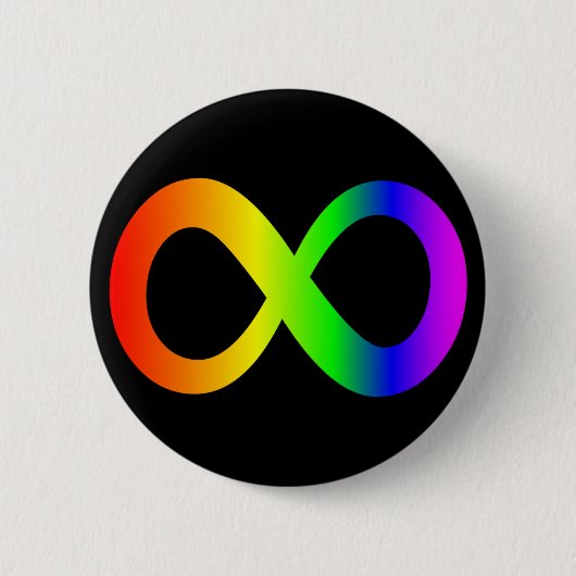 Neurodivergent 缶バッジ (正面)