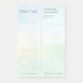 Neurodivergent ADHD Autism Task List Planner ポストイット (正面)