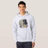 Neurodivergent Chaos Botanical Sketchbook Star Map パーカ (正面フル)