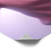 Neurodivergent indian kid girl underwater in pink  ポスター (角)